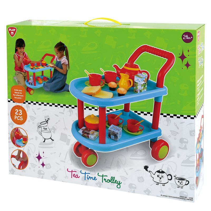 PlayGo - Tea Time Trolley Toy Set - 23 Pcs