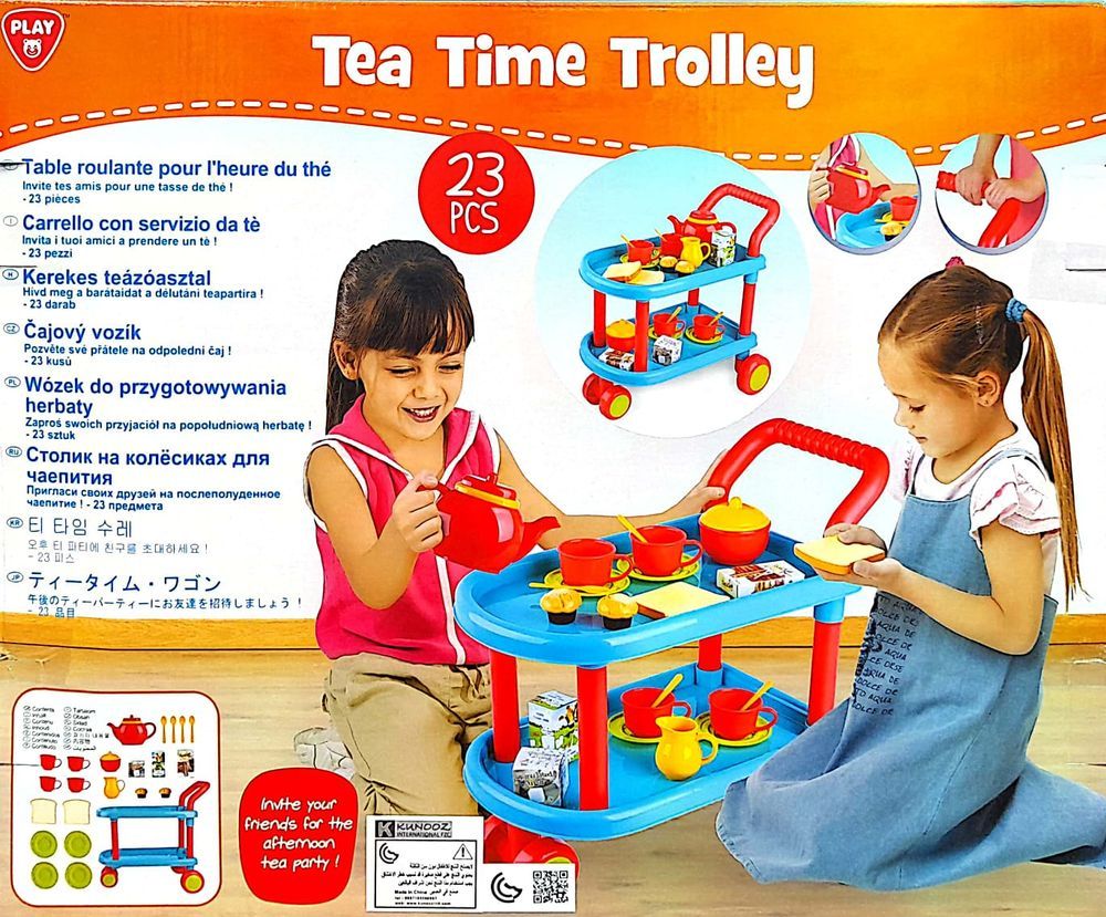 PlayGo - Tea Time Trolley Toy Set - 23 Pcs