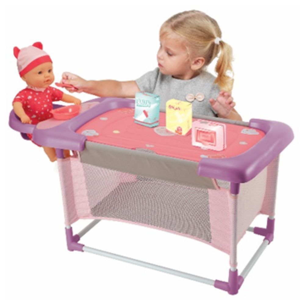 Toy School - Baby Sophia 3-in-1 Nursery Bed With Accessories