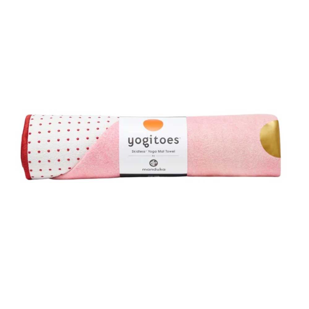 Manduka - Yogitoes Skidless Mat Towel - 71-Inch - 2.0 Ruby Courage