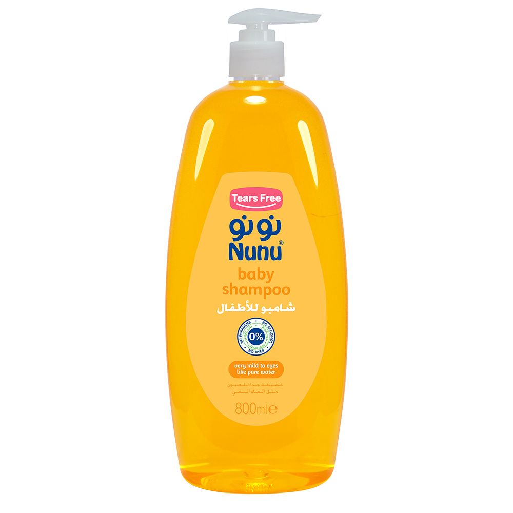 Nunu - Baby Shampoo With Pump - 800 ml