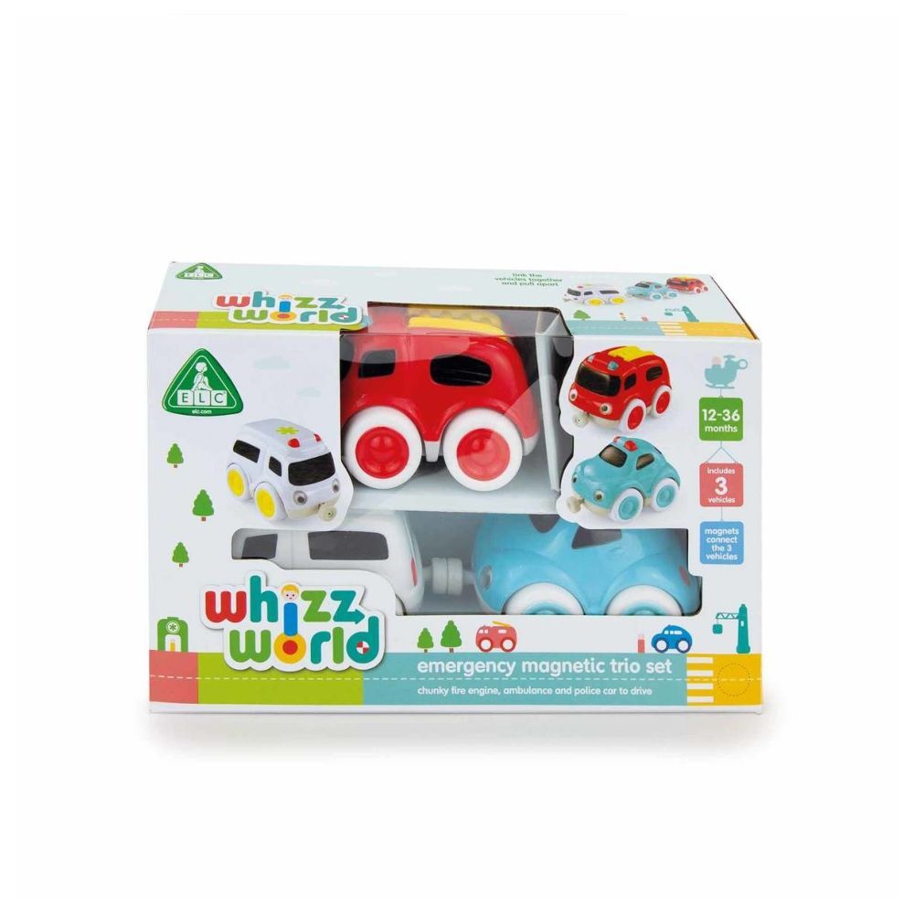 ELC - Whizz World Emergency Magnetic Trio Set - 3pcs