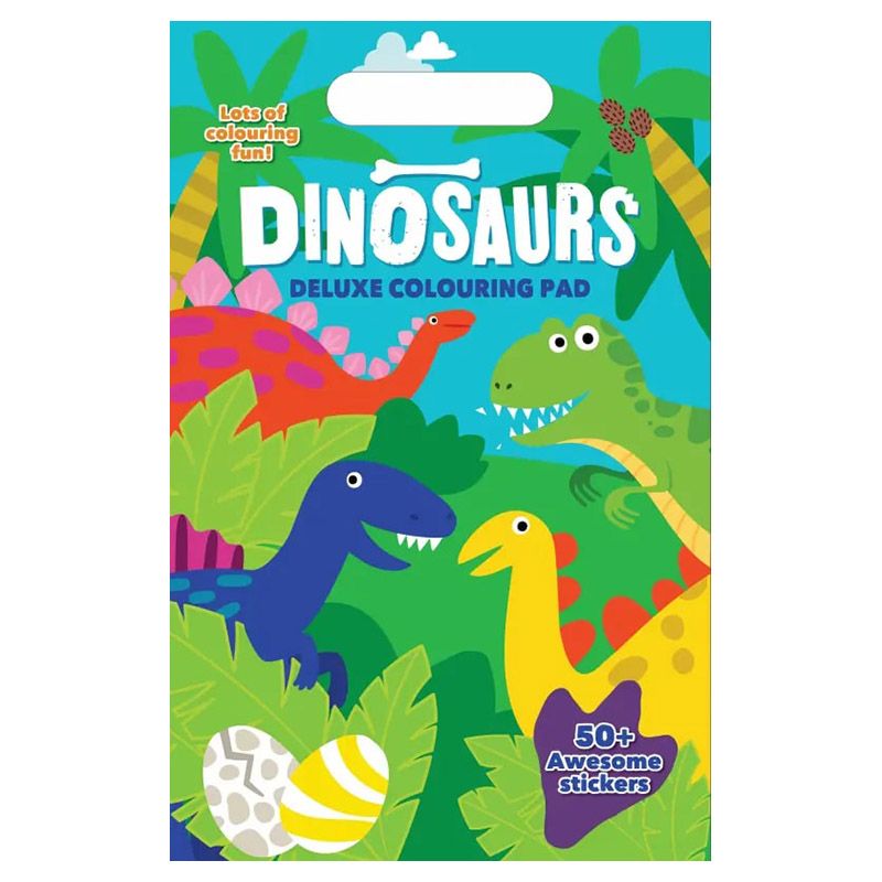 A4 Deluxe Colouring Pad - Dinosaur