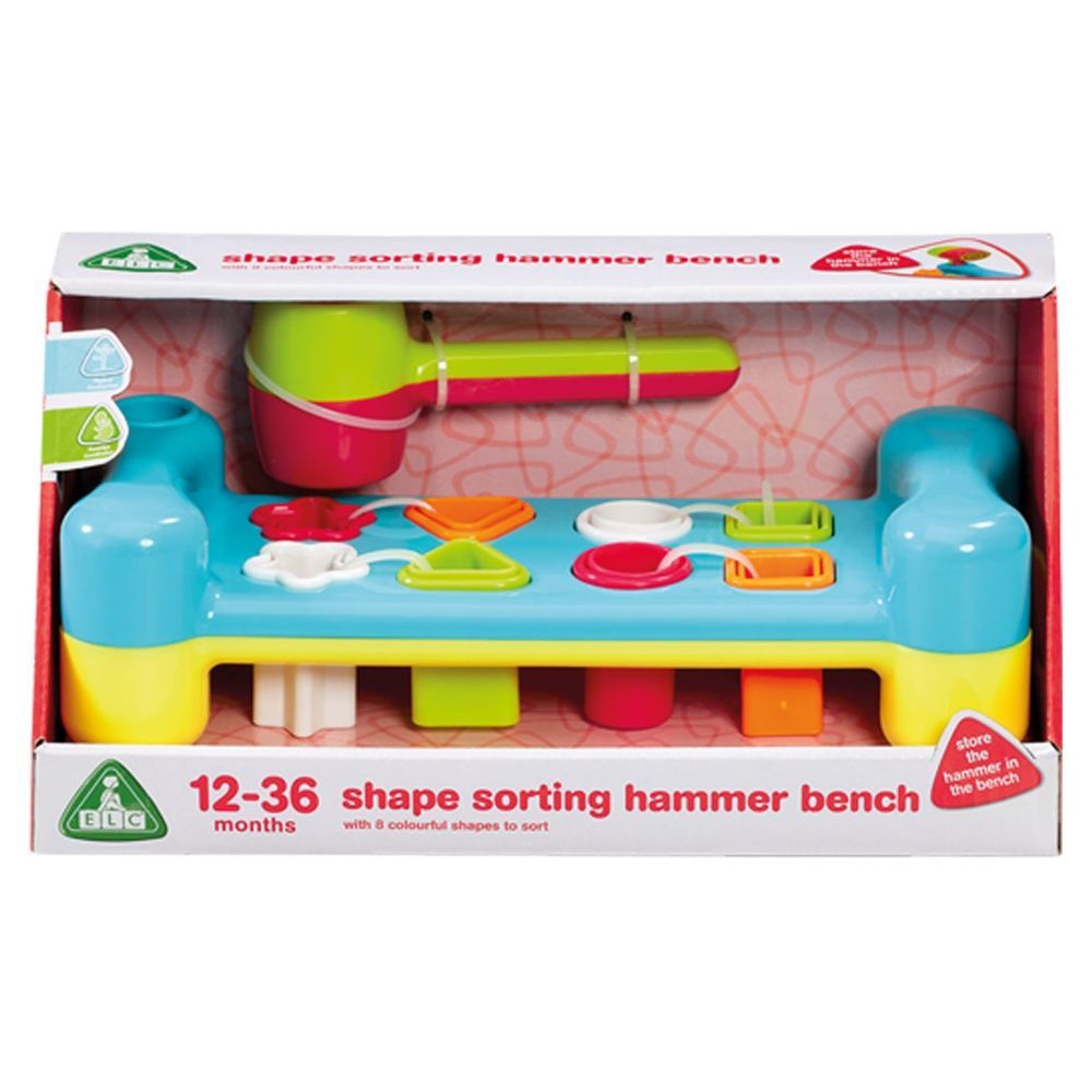 ELC - Shape Sorting Hammer Bench Toy