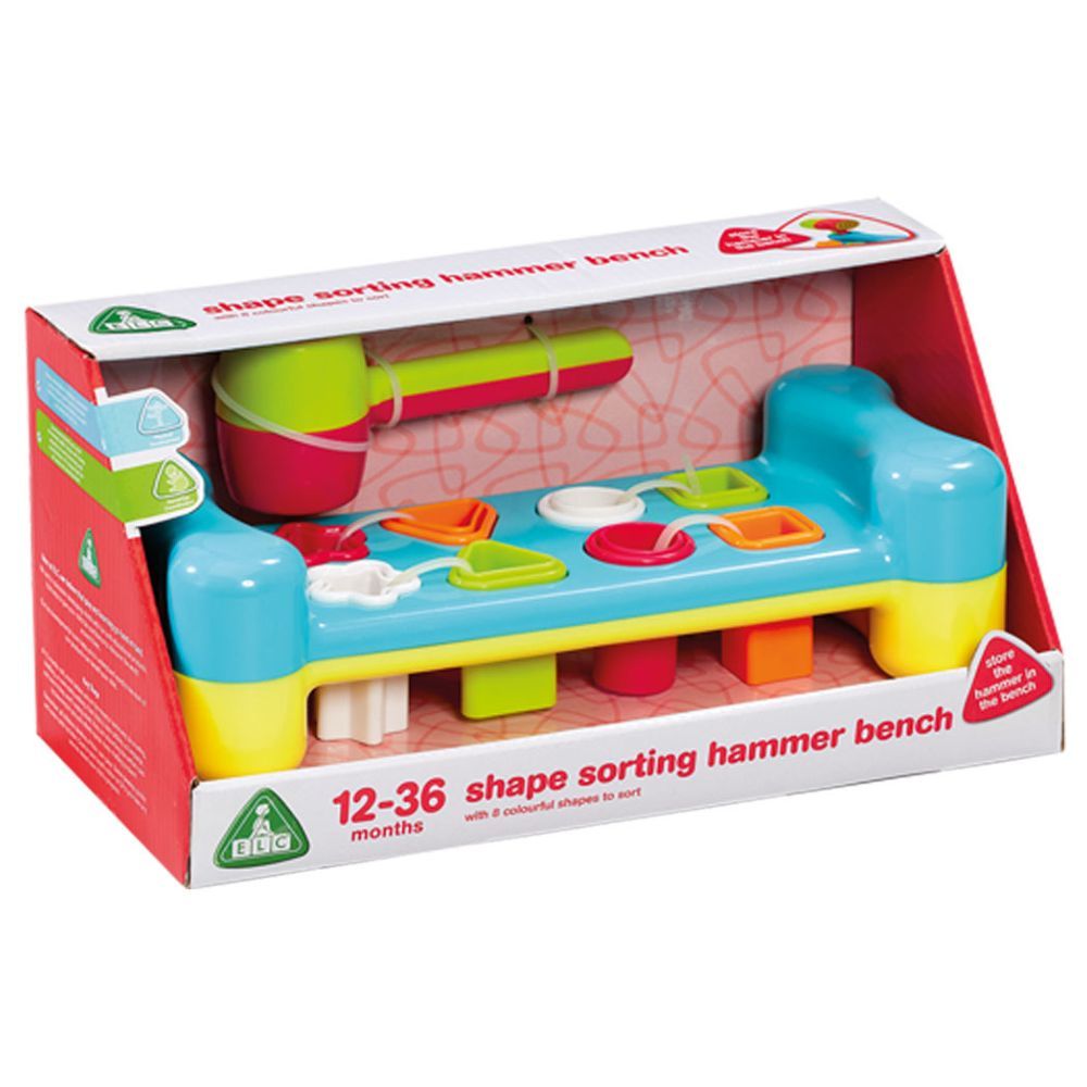 ELC - Shape Sorting Hammer Bench Toy