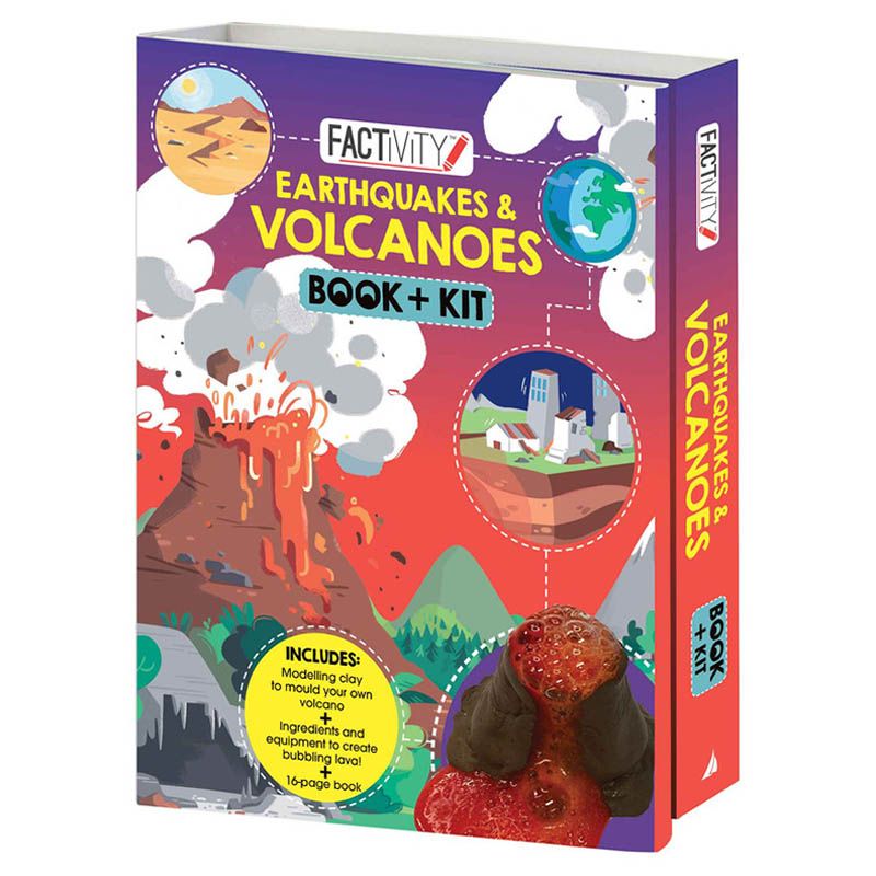 Factivity - Earthquakes & Volcanoes Book & Kit