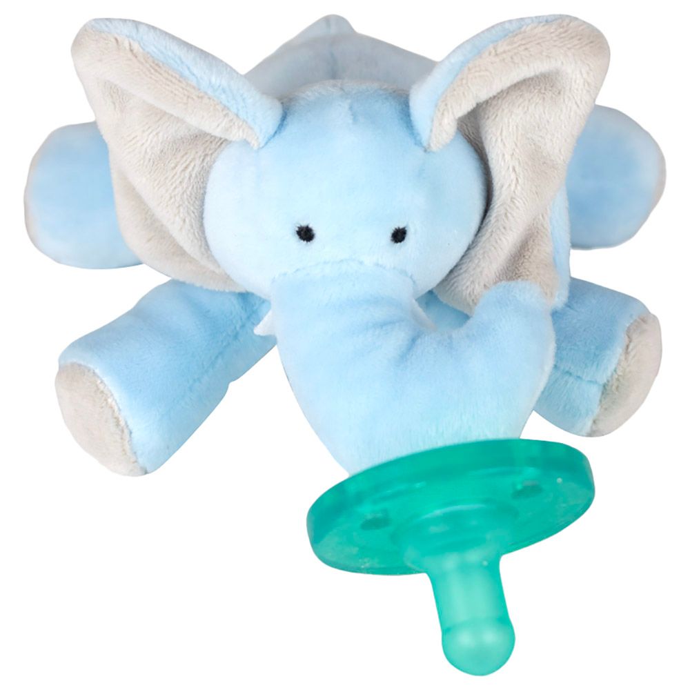 Wubbanub - Plush Charlie Elephant - Blue