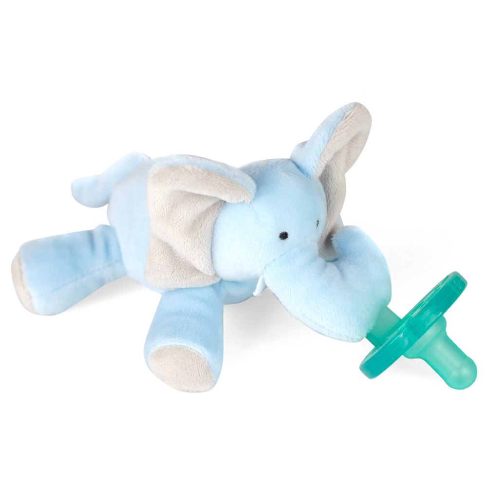 Wubbanub - Plush Charlie Elephant - Blue