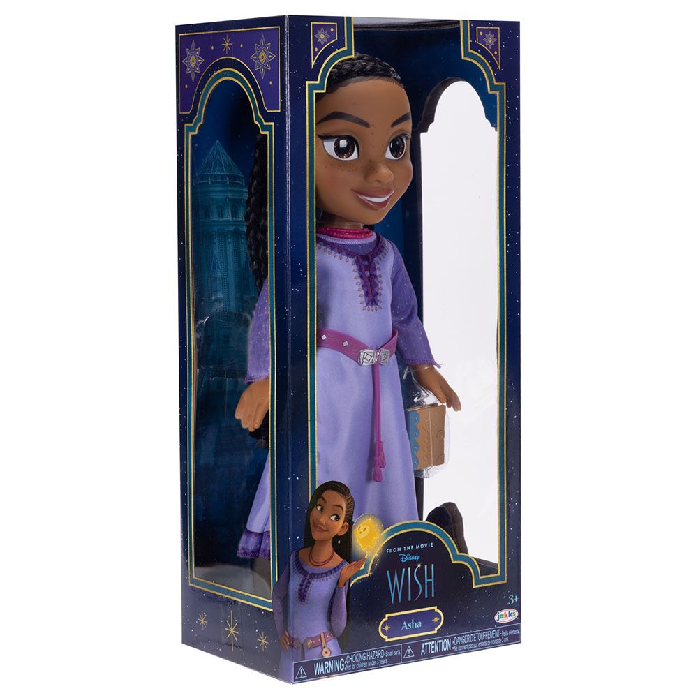 Disney - Wish Core Doll - Asha Adventure - 15-Inch