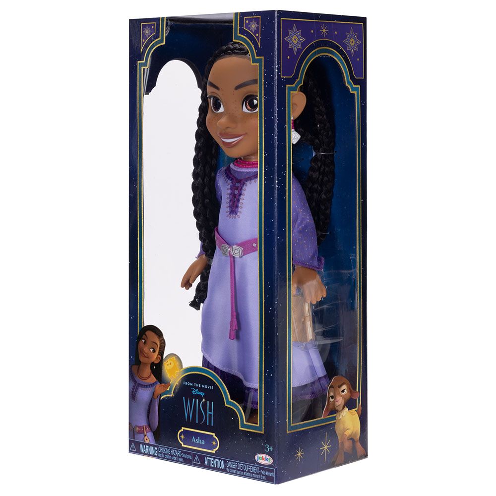 Disney - Wish Core Doll - Asha Adventure - 15-Inch