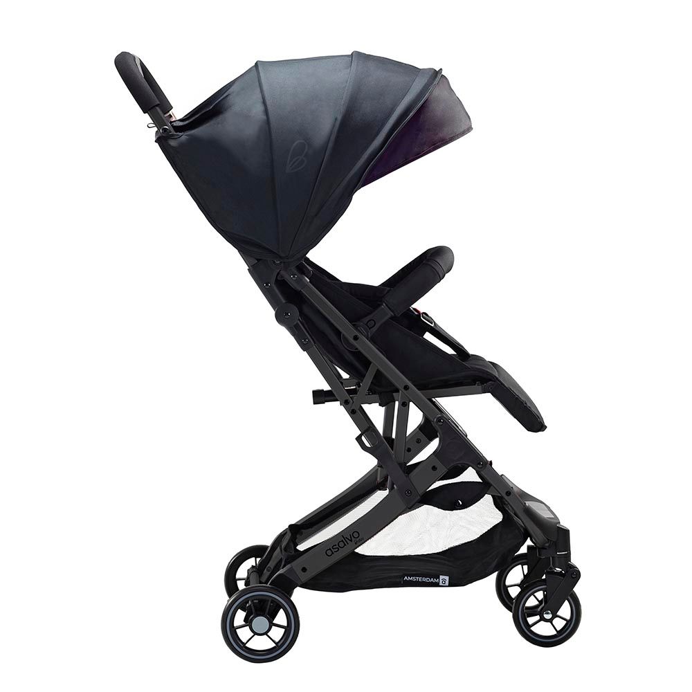 Asalvo - Amsterdam Light Travel Stroller - Black