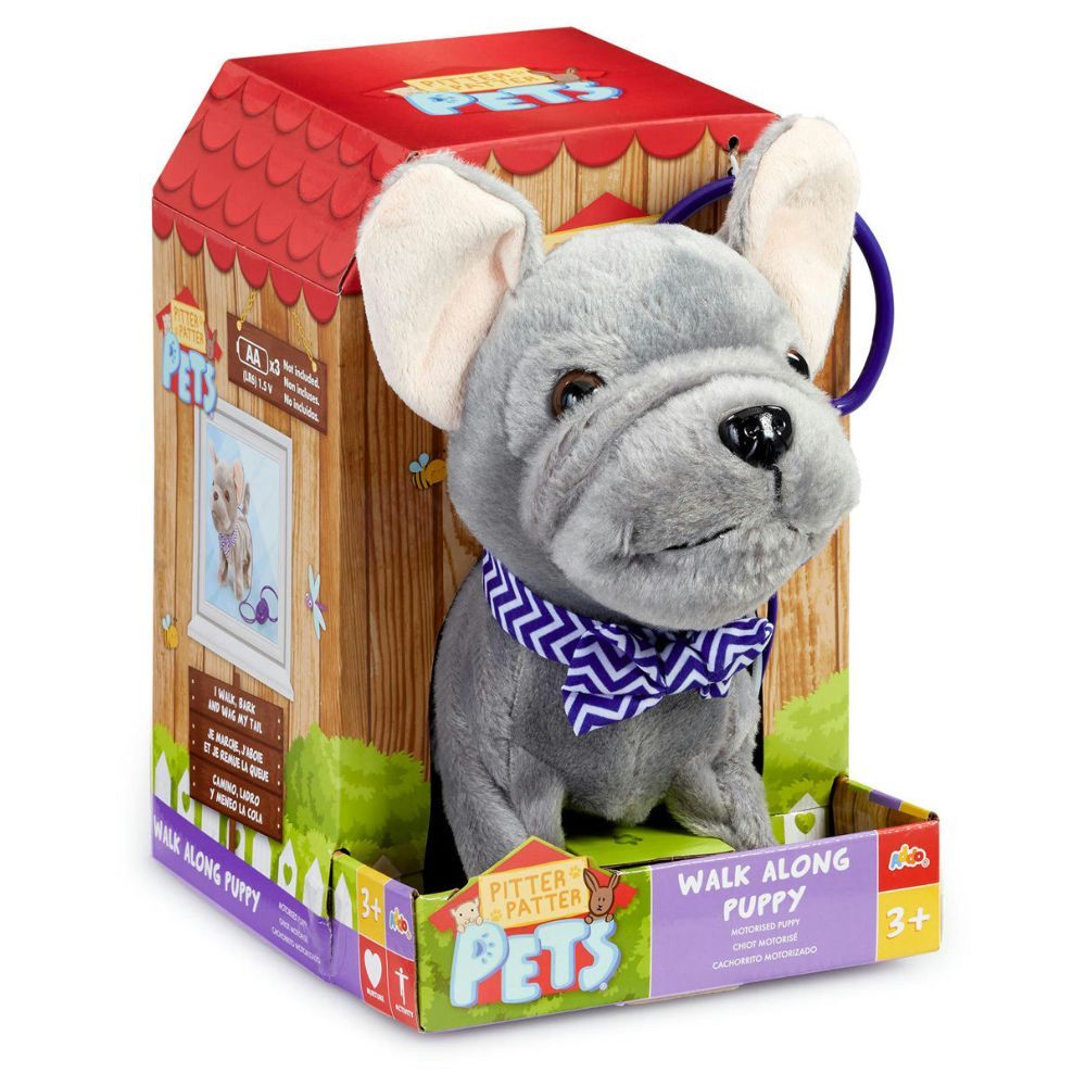 ELC - Pitter Patter Pets Walk Along Puppy Electronic Pet - Frenchie