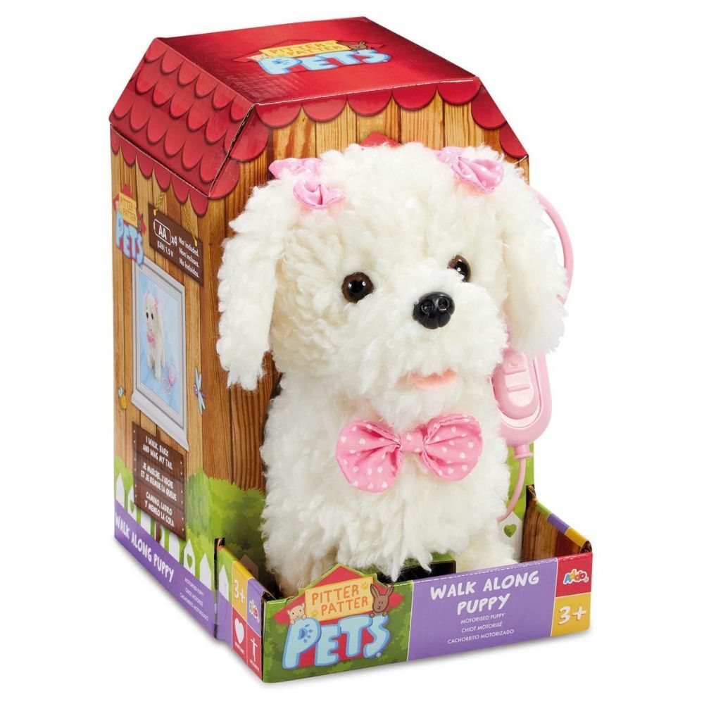 ELC - Pitter Patter Pets Walk Along Puppy Electronic Pet - Poodle Dog