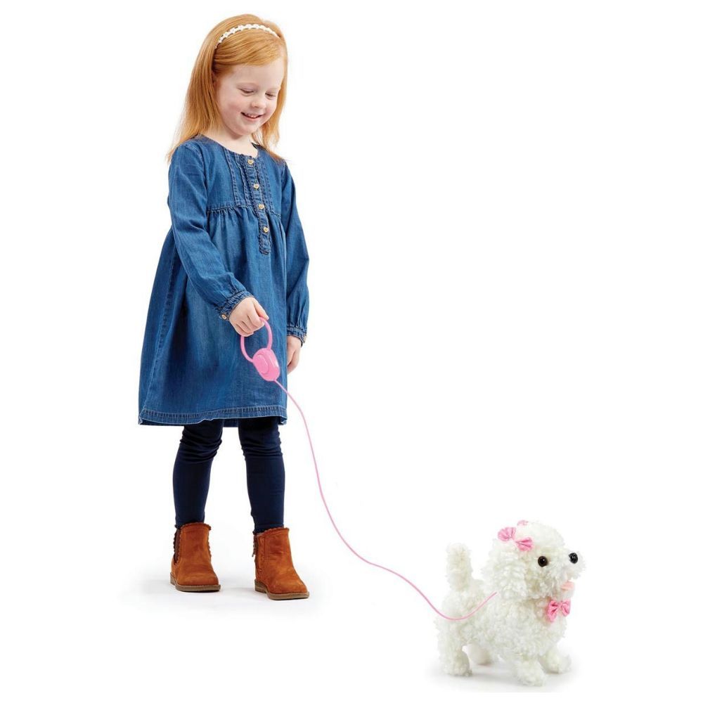 ELC - Pitter Patter Pets Walk Along Puppy Electronic Pet - Poodle Dog