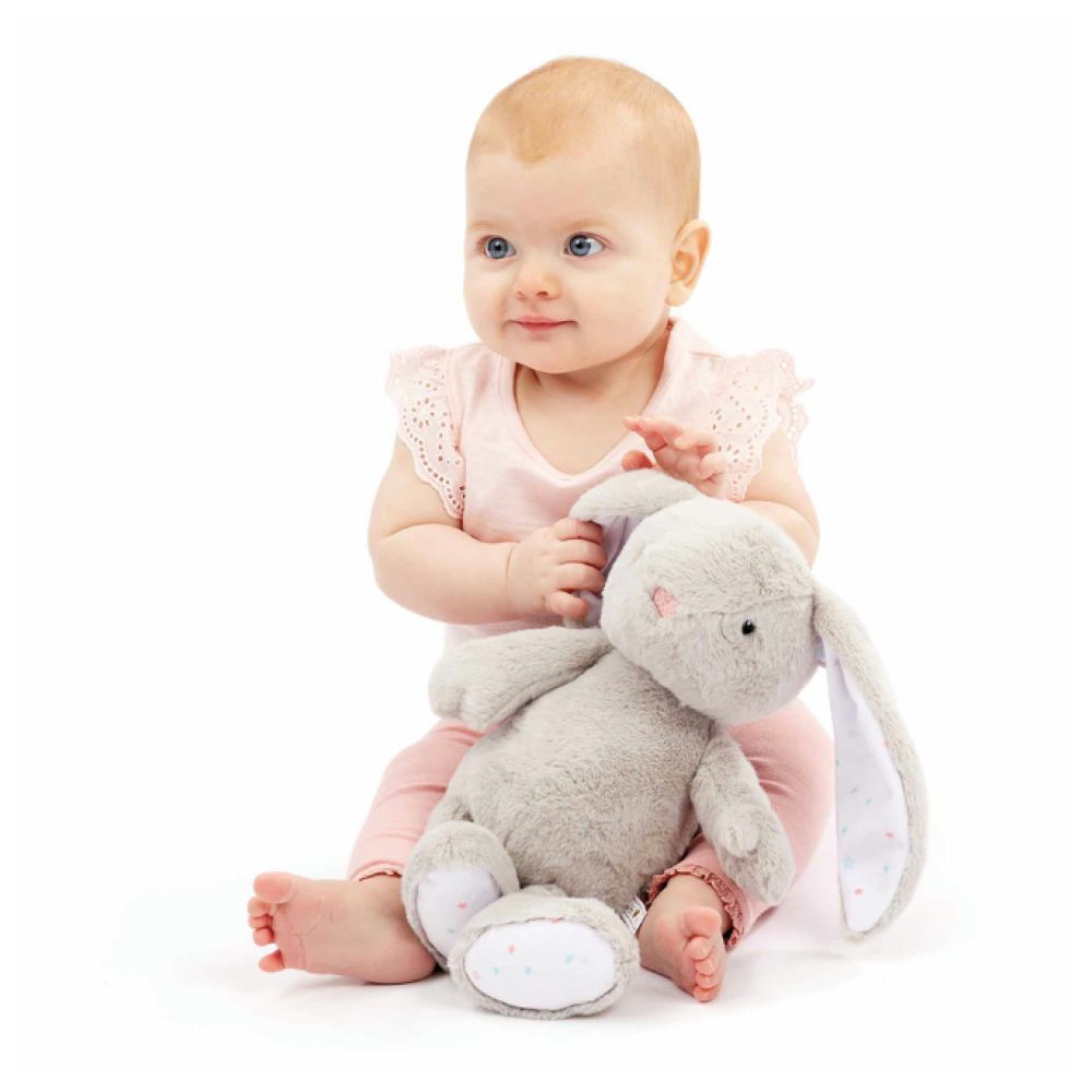 ELC - Boxed Bunny Plush - Grey - 17 cm