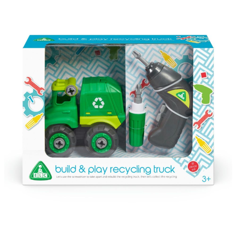 ELC - Build And Play Recycling Truck - 16pcs