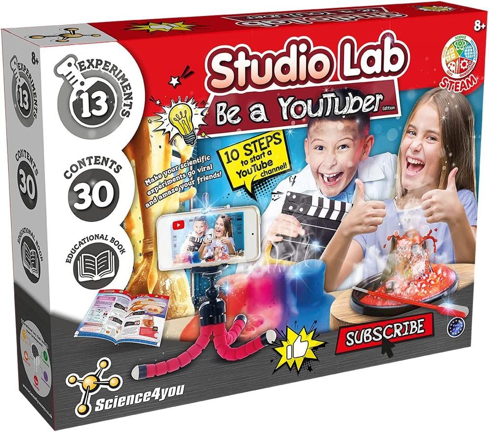 Science4you - Be A YouTuber Studio Lab Experiment Kit