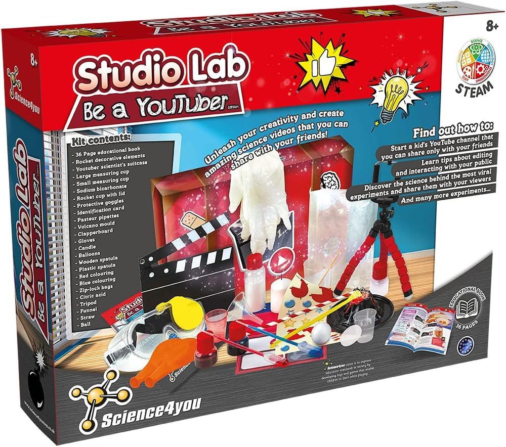 Science4you - Be A YouTuber Studio Lab Experiment Kit