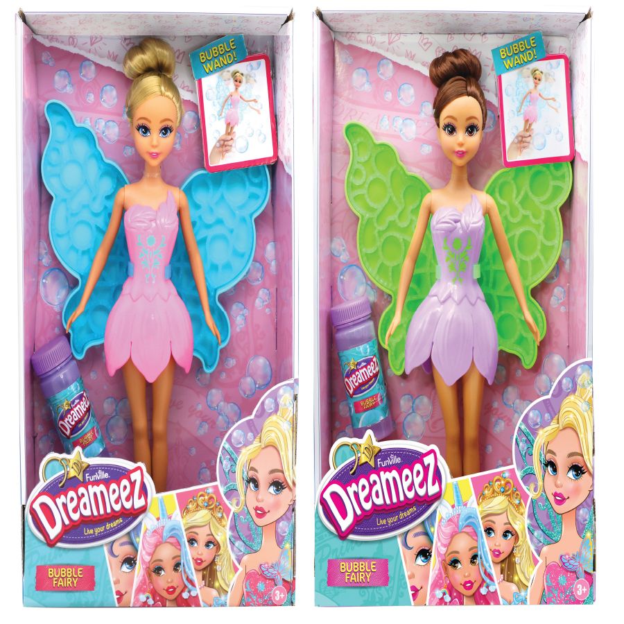 Funville - Dreameez Bubble Fairy Doll Playset - 29 cm - Style May Vary - 1 Pc