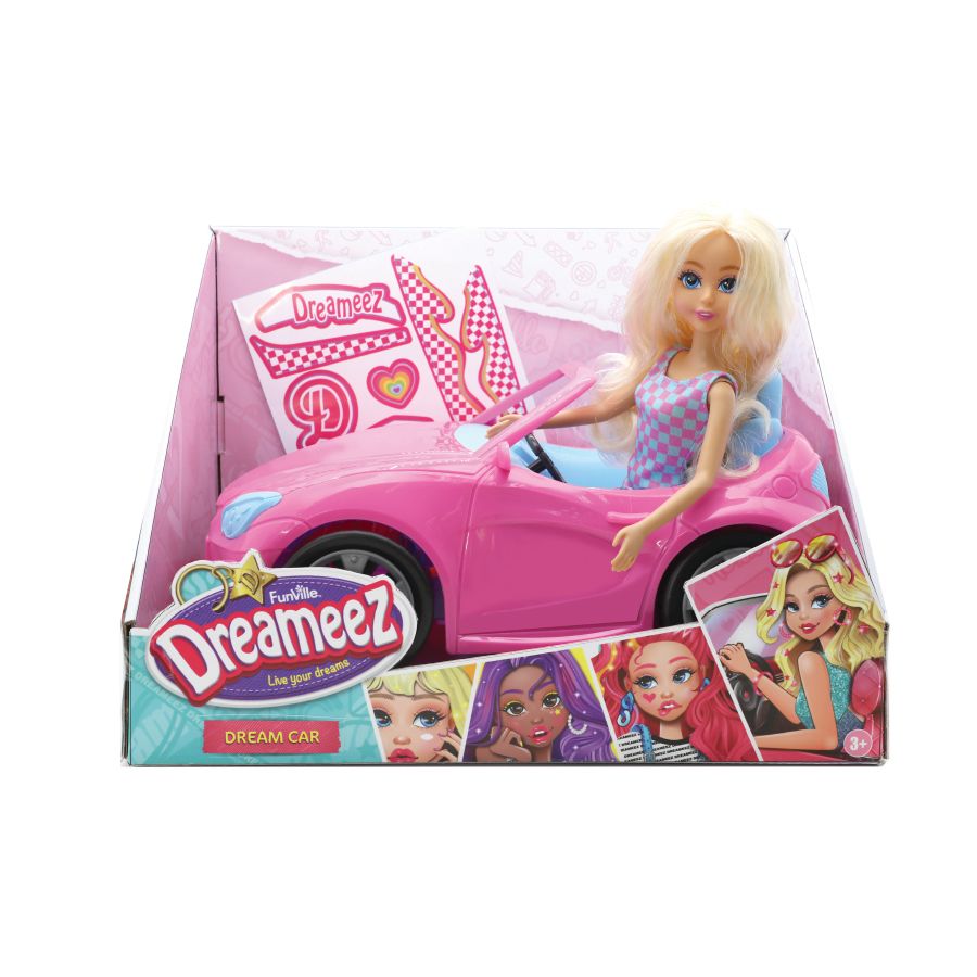 Funville - Dreameez Fashion Doll With Convertible Car - 29 cm