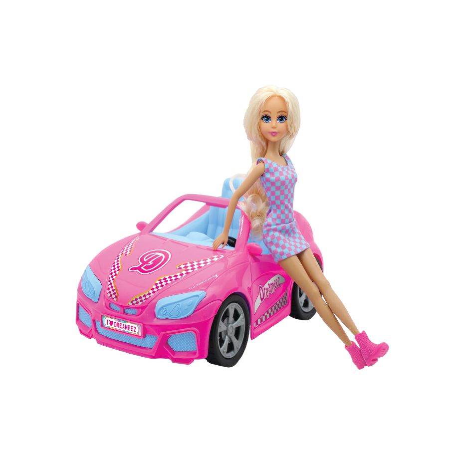 Funville - Dreameez Fashion Doll With Convertible Car - 29 cm