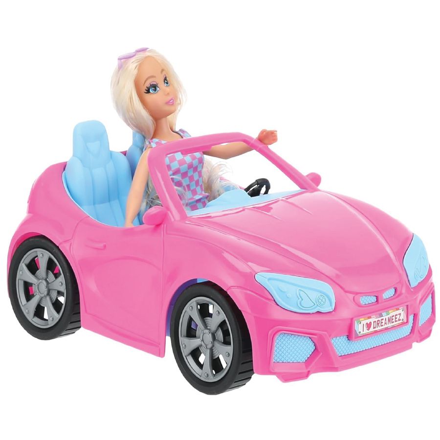 Funville - Dreameez Fashion Doll With Convertible Car - 29 cm