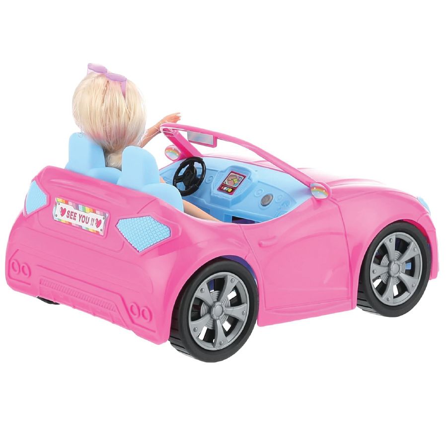 Funville - Dreameez Fashion Doll With Convertible Car - 29 cm