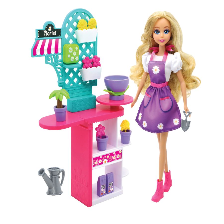 Funville - Dreameez Florist Doll Playset - 29 cm