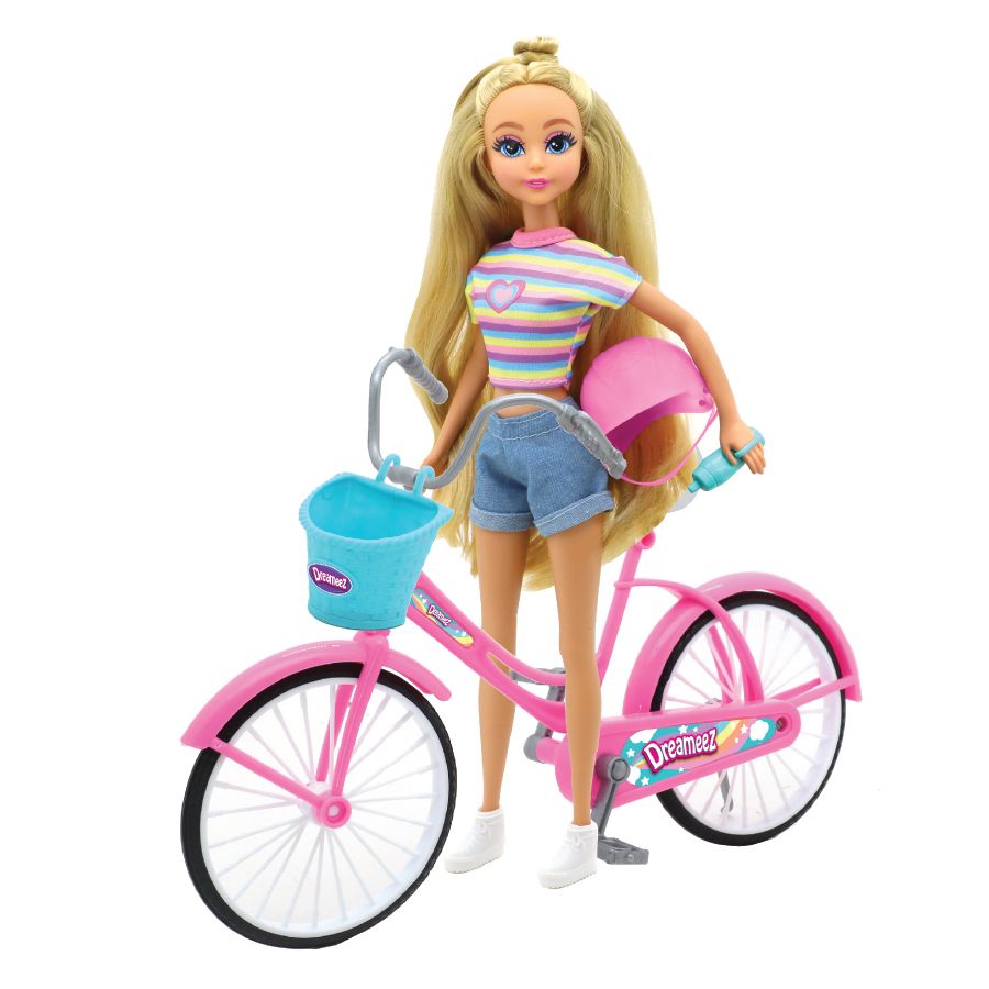 Funville - Dreameez Cyclist Doll Playset - 29 cm