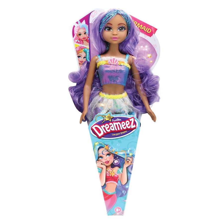 Funville - Dreameez Mermaid Fashion Doll - Style May Vary - 1 Pc