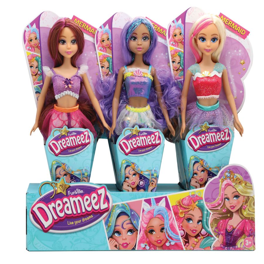 Funville - Dreameez Mermaid Fashion Doll - Style May Vary - 1 Pc