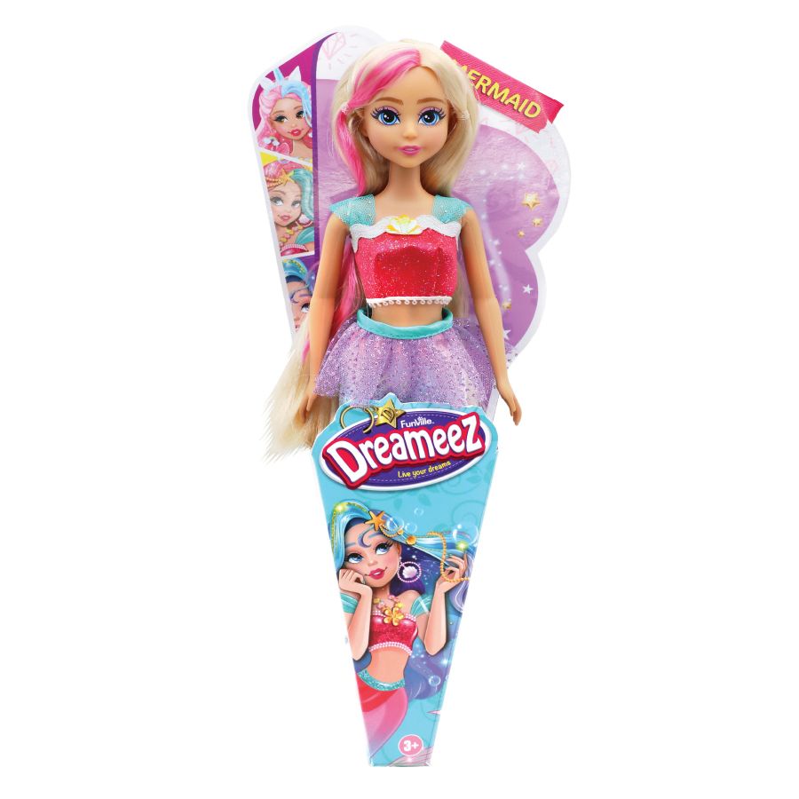 Funville - Dreameez Mermaid Fashion Doll - Style May Vary - 1 Pc