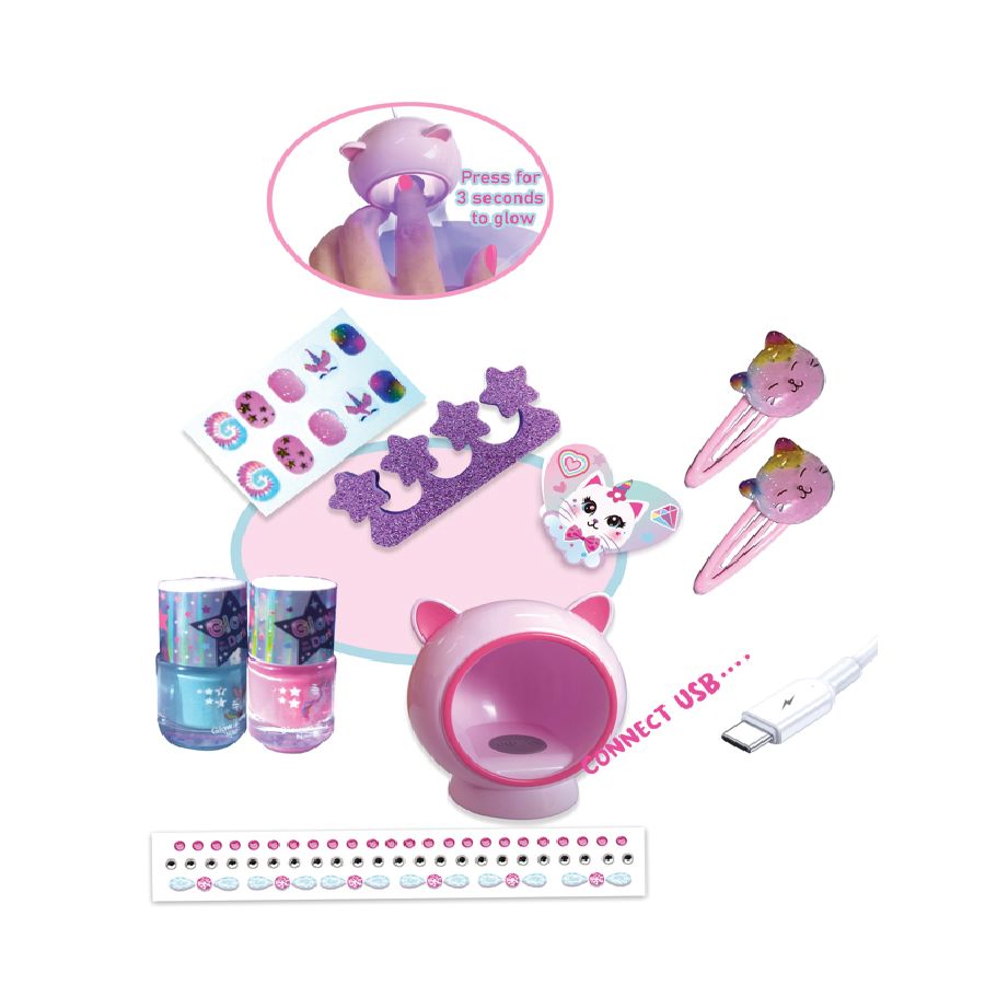 Pecaware - Glow In The Dark Creative Nail Set