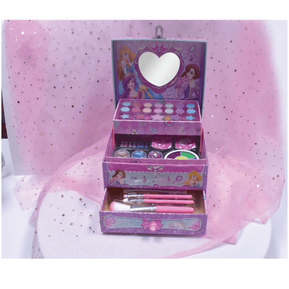 Pecaware - 3 Layer Princess Cosmetic Set