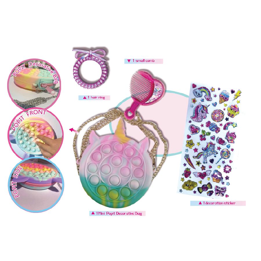 Pecaware - Popit Decorative Bag & Headwear Suit