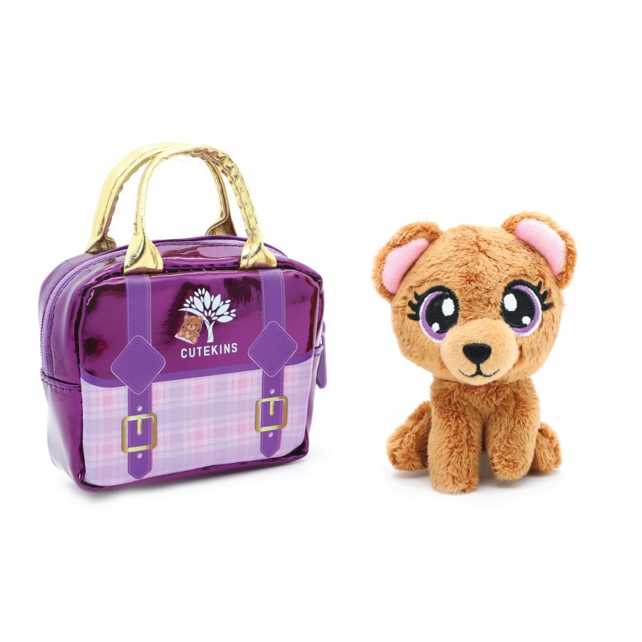 Funville - Cutekins Mini Plush Pet In A Bag - Style May Vary - 1 Pc