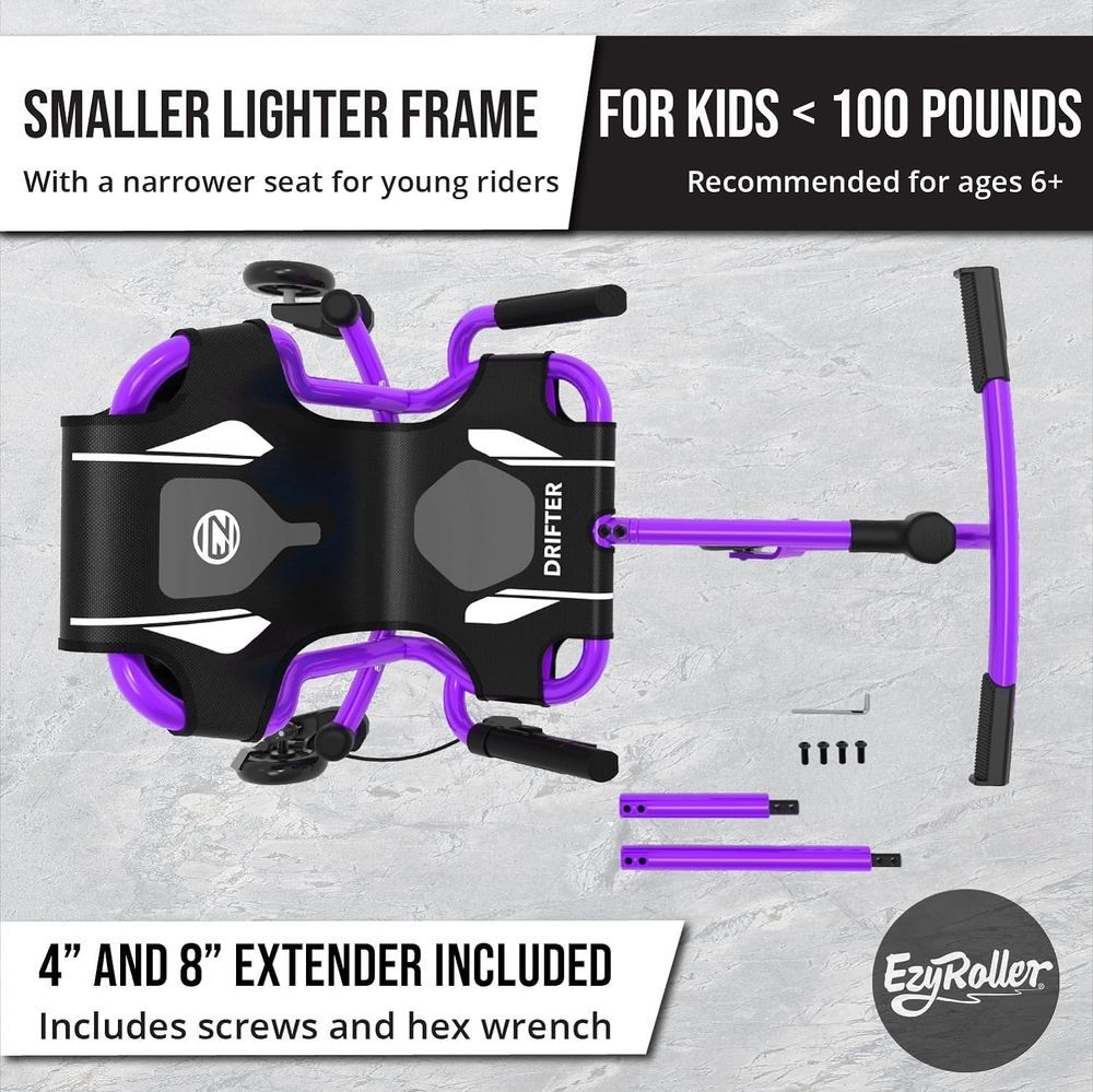 Ezy-Roller - Ride-On Drifter X - Purple