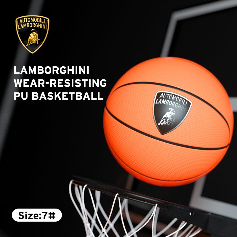 Lamborghini - PU Basketball - Orange - Size 7