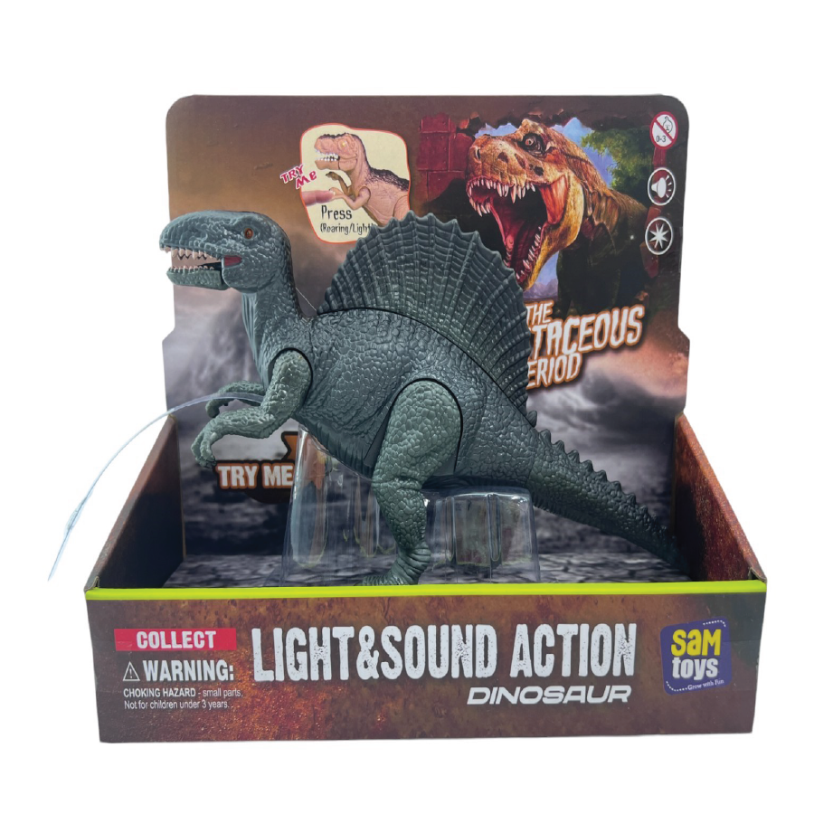 Sam Toys - Press & Play Simulation Toy - Spinosaurus