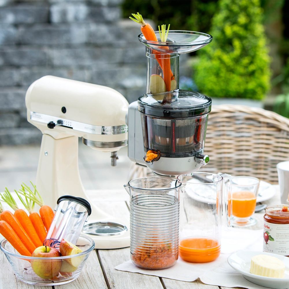 KitchenAid - 5KSM1JA Maximum Extraction Slow Juicer And Sauce Attachment