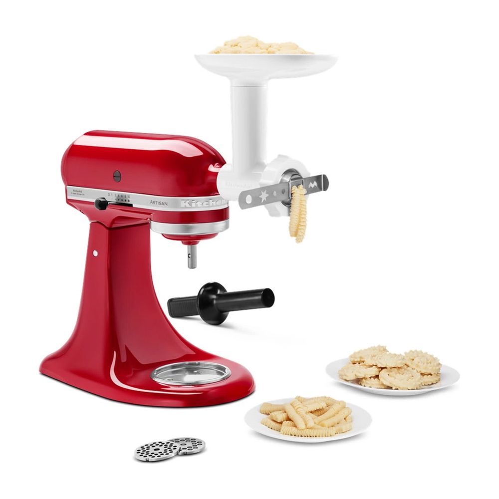 KitchenAid - 5KSMFGCA Grinder And Cookie Press Attachment Set - 7 Pcs