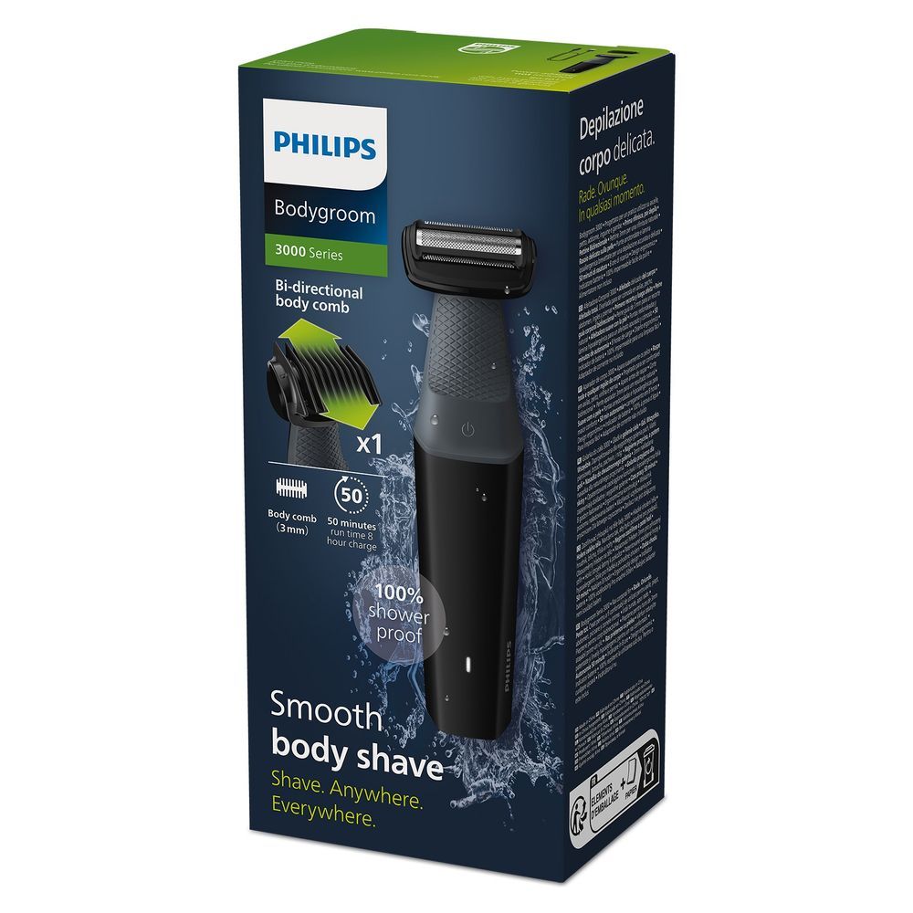 Philips - BG3017/01 Series 3000 Showerproof Groin And Body Trimmer