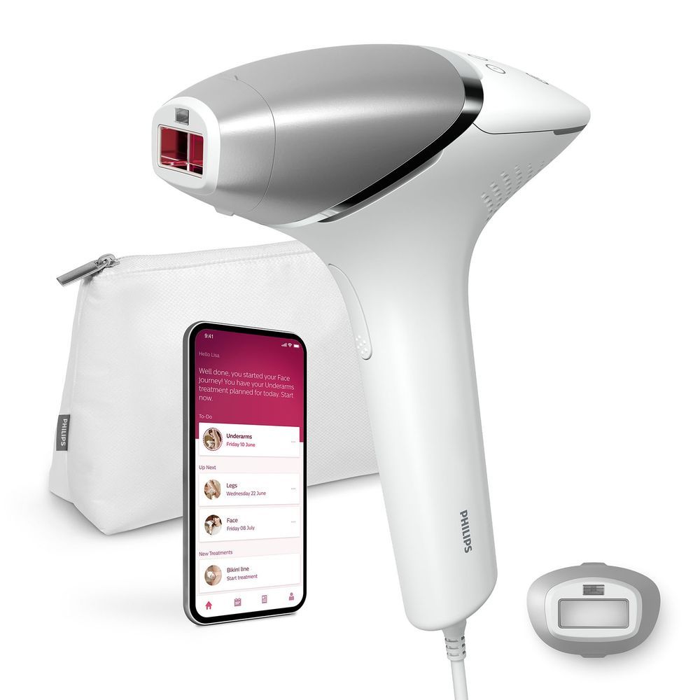 Philips - Lumea IPL 8000 Series Hair Removal Device - White