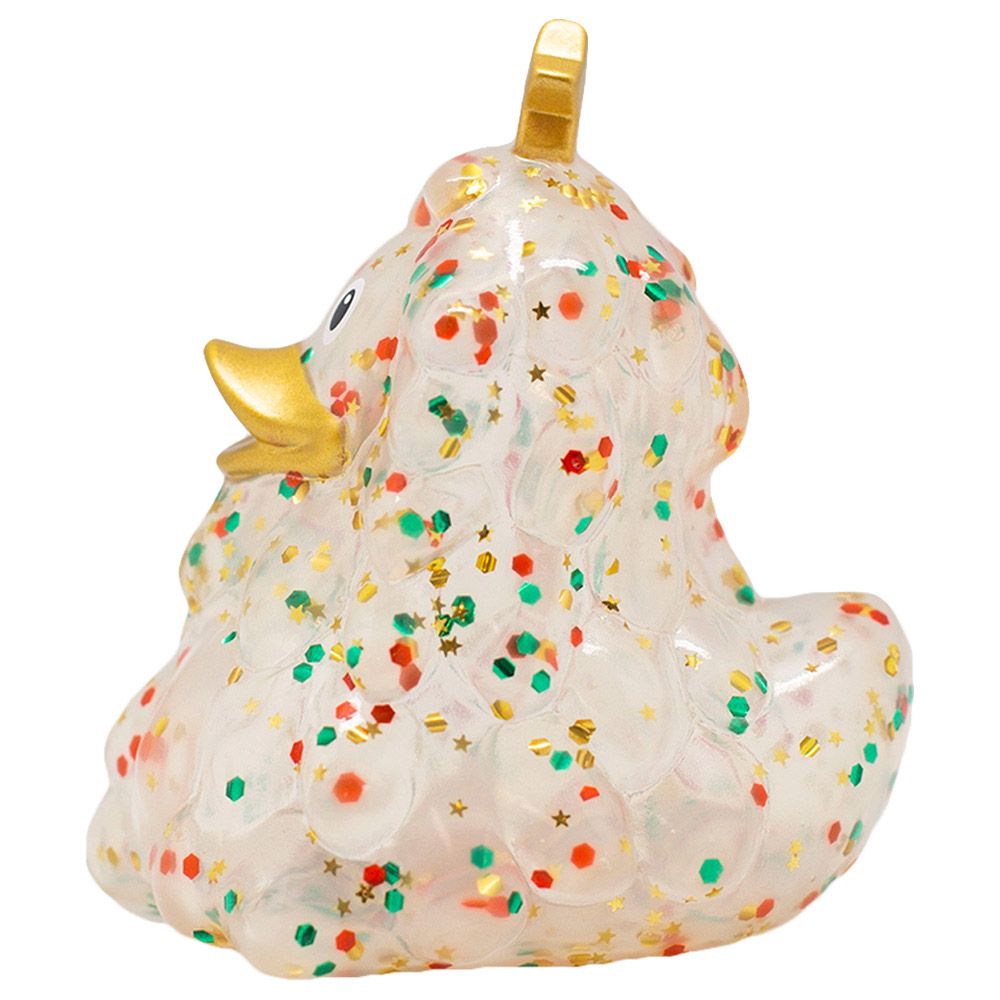 Lilalu - Glitter Christmas Tree Duck Bath Toy