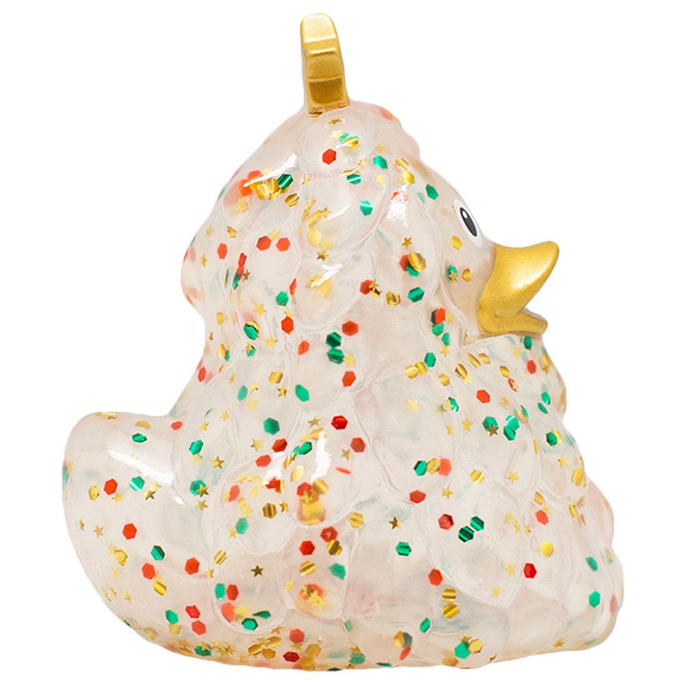 Lilalu - Glitter Christmas Tree Duck Bath Toy