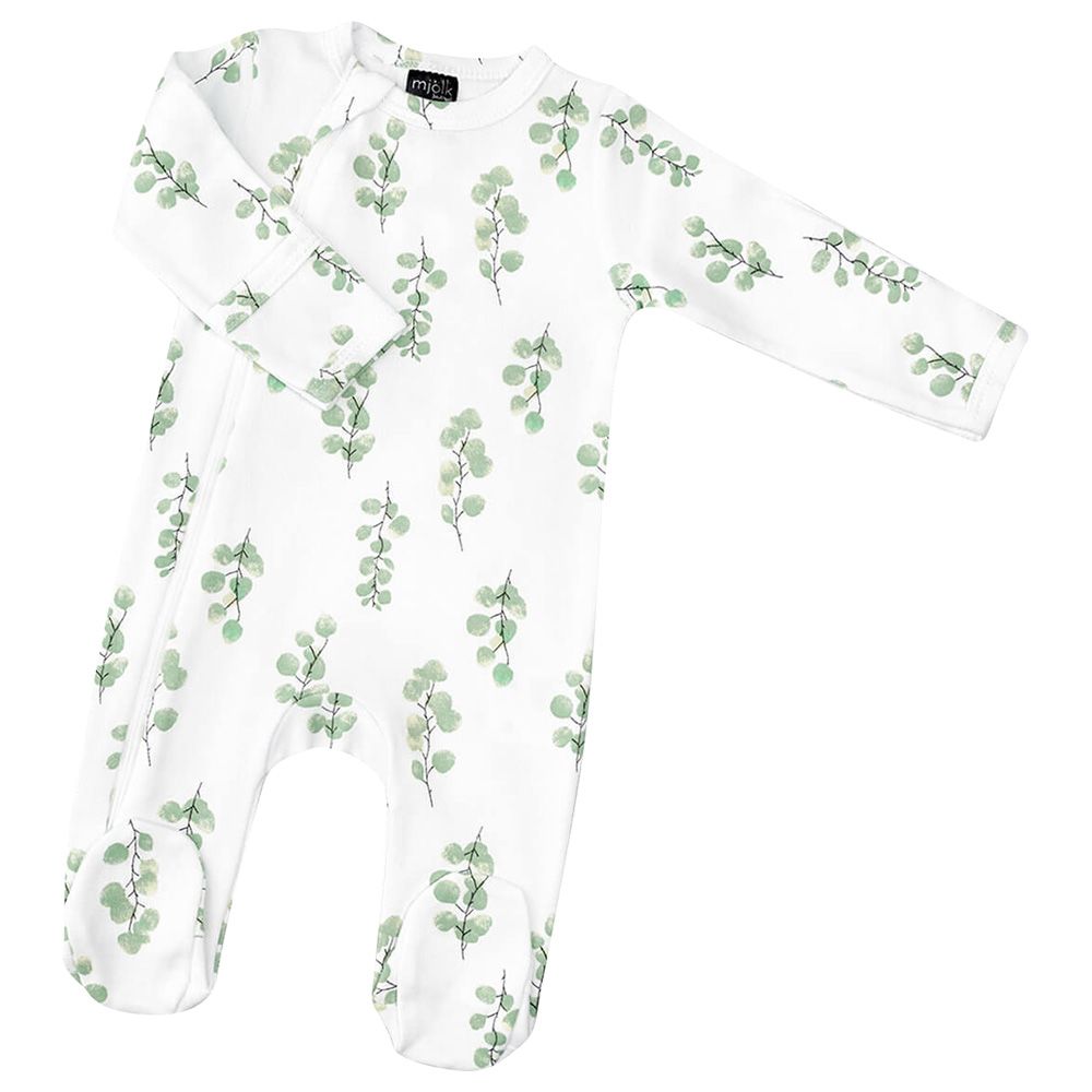 Mjolk - Sleep And Play Sleepsuit - Eucalyptus