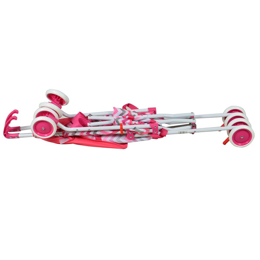 Kiko - 8 Wheels Light Umbrella Stroller - Pink