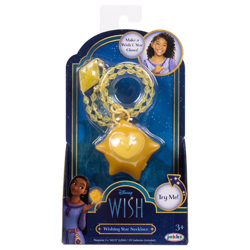 Disney - Battery Operated Wish Upon The Star Wish Necklace