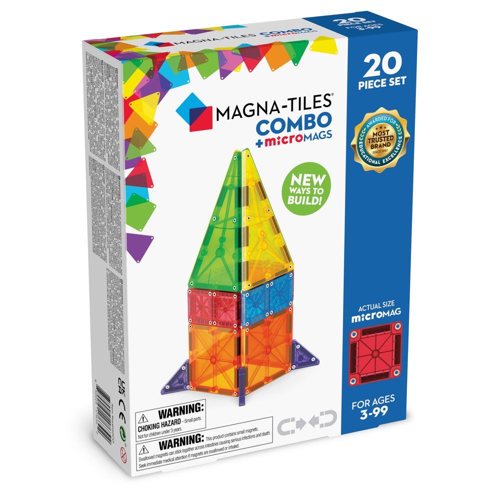 Magna-Tiles - MicroMags Combo 20-Pc Set