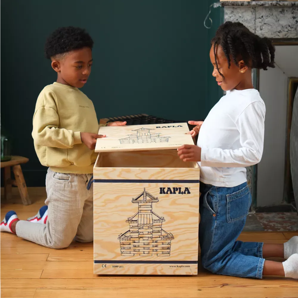 Kapla - Wooden Box Building Block Set - 1000 Pcs